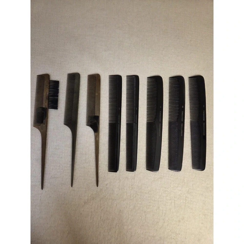 Vtg Champion Guaranteed Barber Combs Lot – Models‎ 14, 40, 41, 47, 67